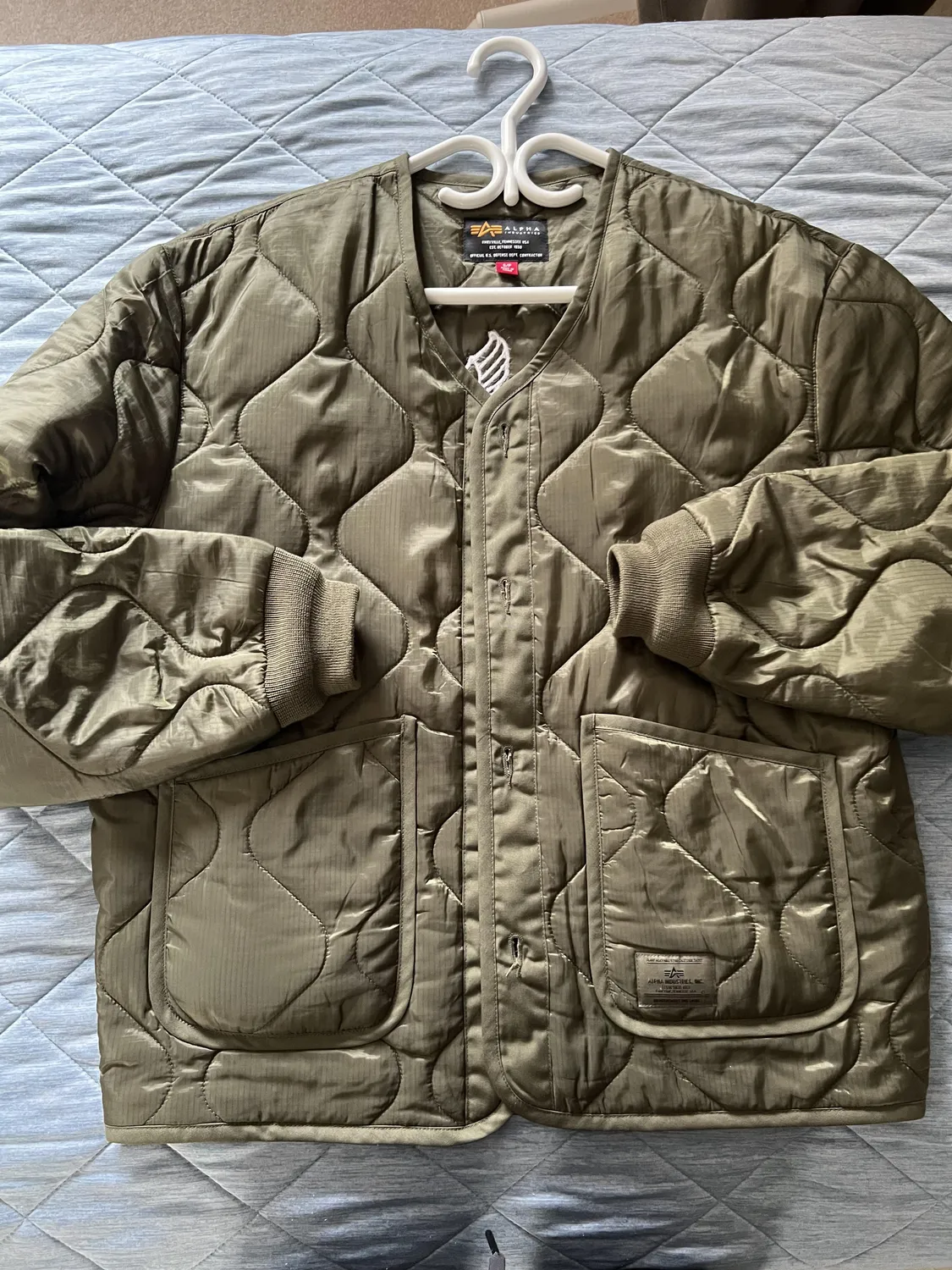 Alpha Industries ALS/92 Relaxed Deco geaca verde OG-107