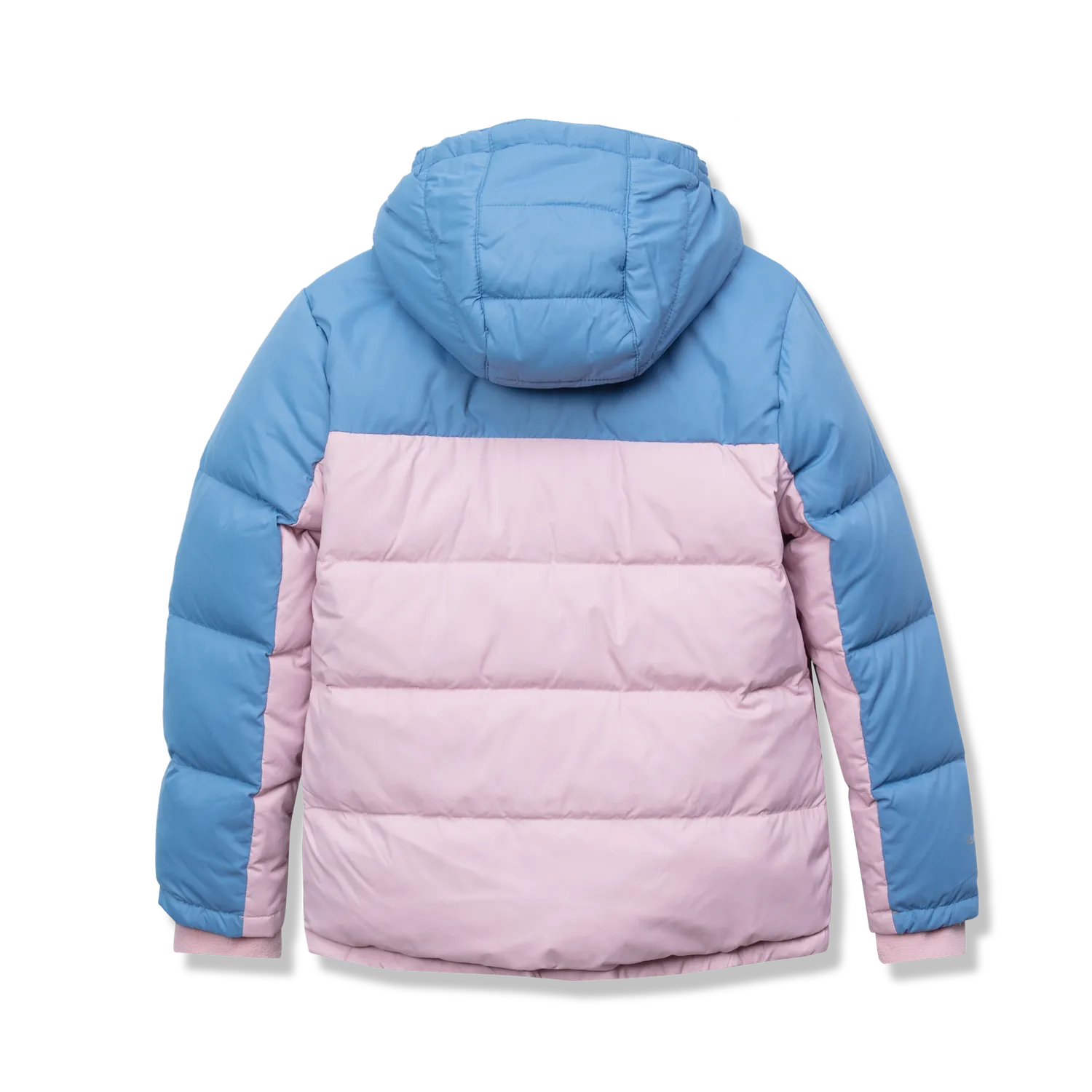Eddie Bauer Classic Down jacheta fete Canal Blue cu gluga