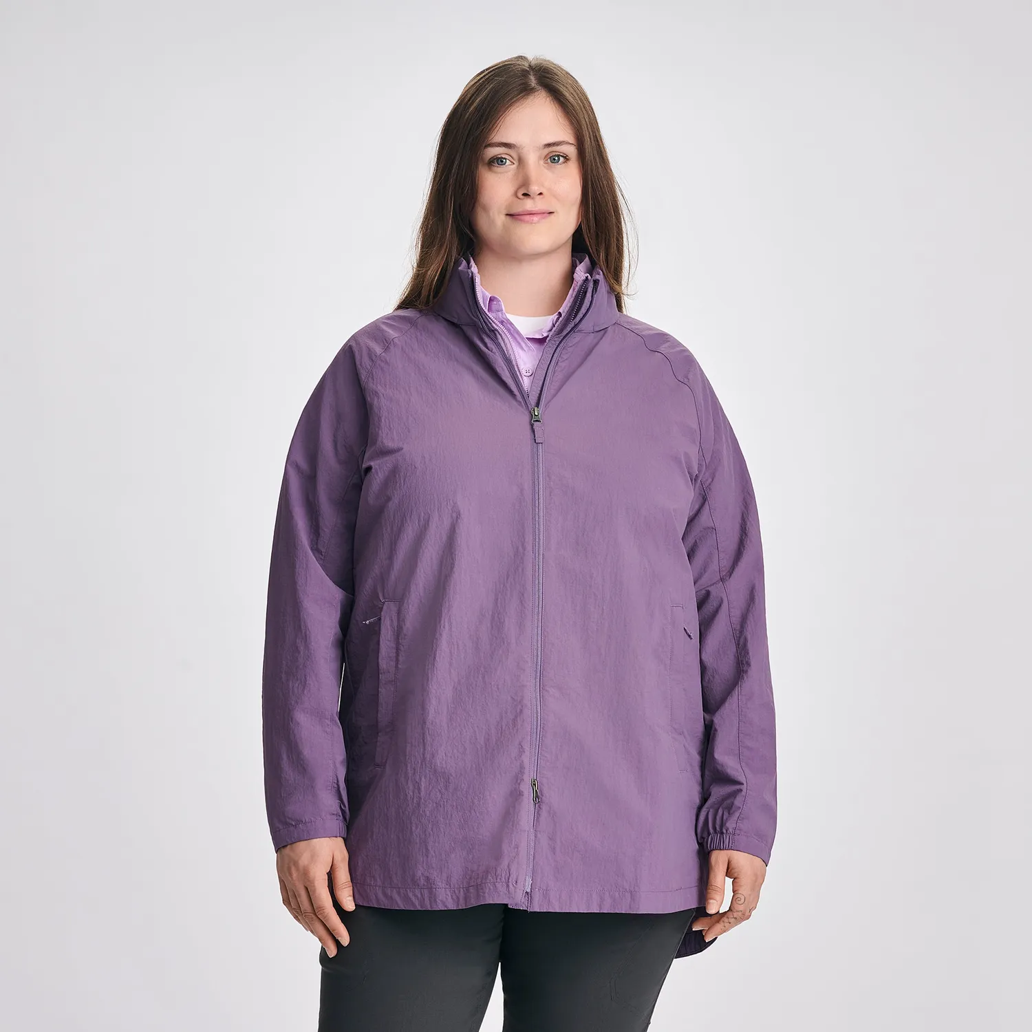 Eddie Bauer Travel Palton Dama Black pliabil