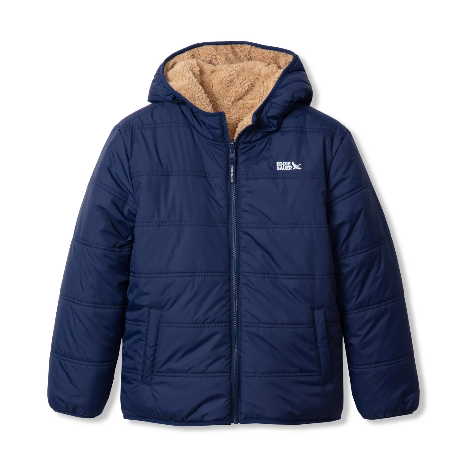 Eddie Bauer Deer Harbor geaca baieti reversibila neagra