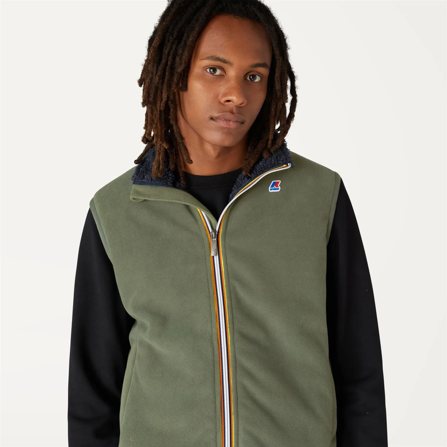 K-Way Yannick Polar vesta barbati verde calduroasa