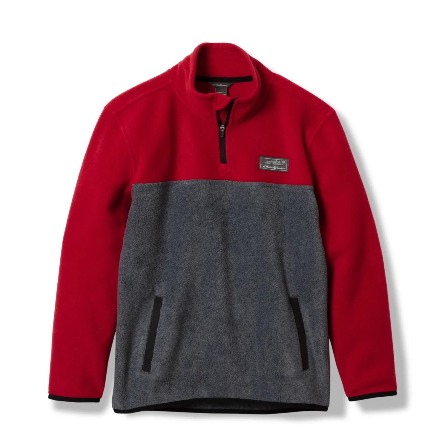 Eddie Bauer Quest Fleece Snap Neck jacheta baieti neagra