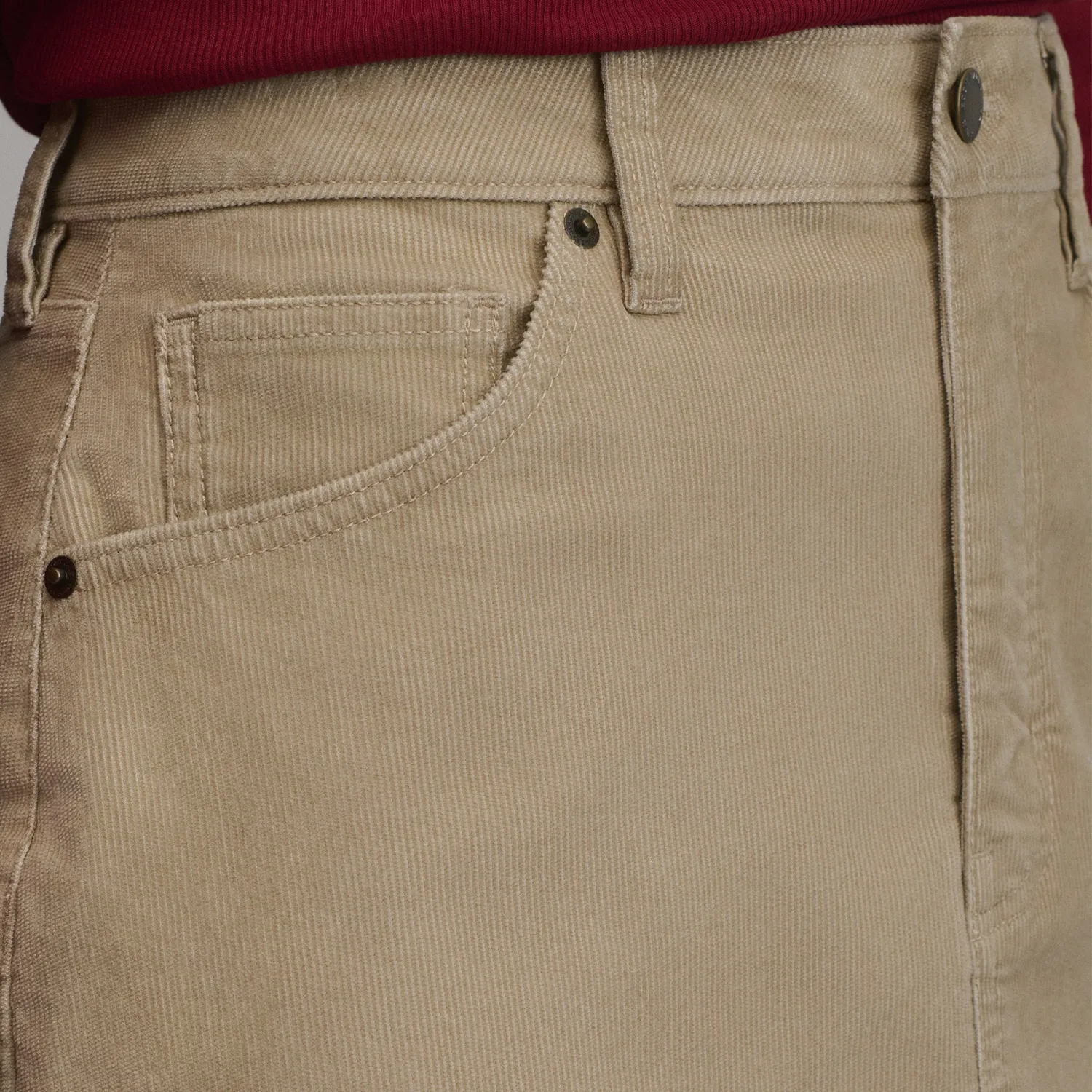Eddie Bauer Cord fusta catifea Light Khaki