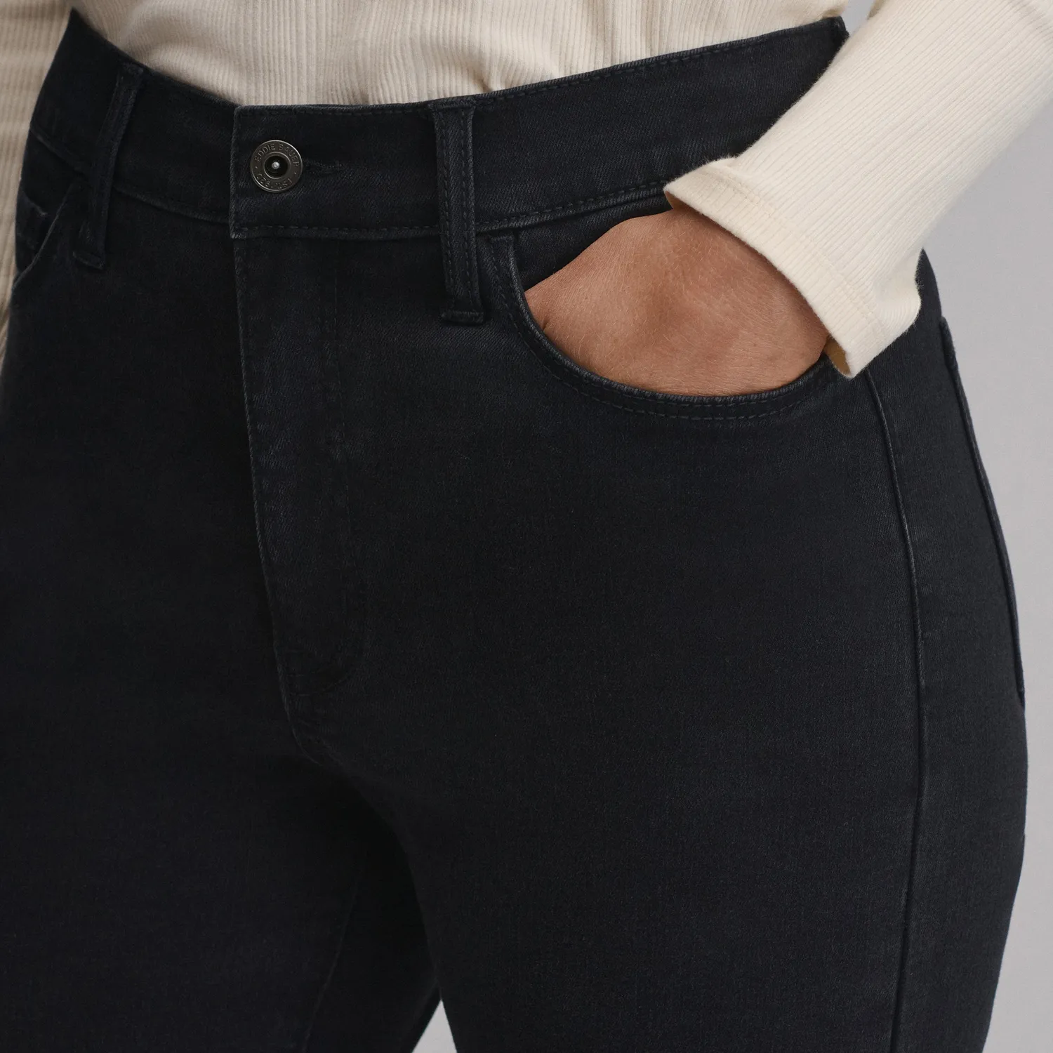 Eddie Bauer Venture Stretch Kick-Flare blugi Misty Blue elastici