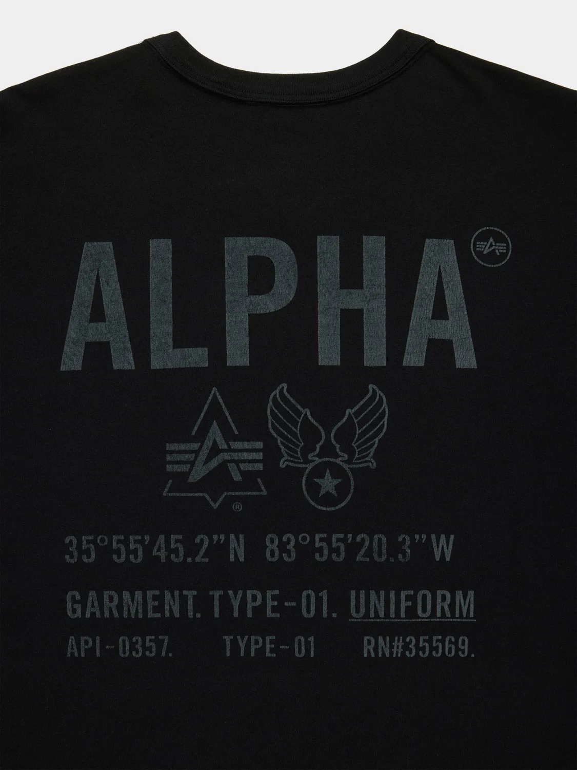 Alpha Industries Relaxed Uniform Tee tricou moss bumbac