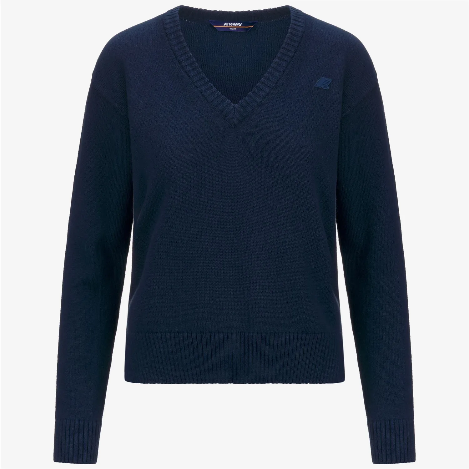 K-Way Adine Cotton Cashmere pulover dama albastru fin