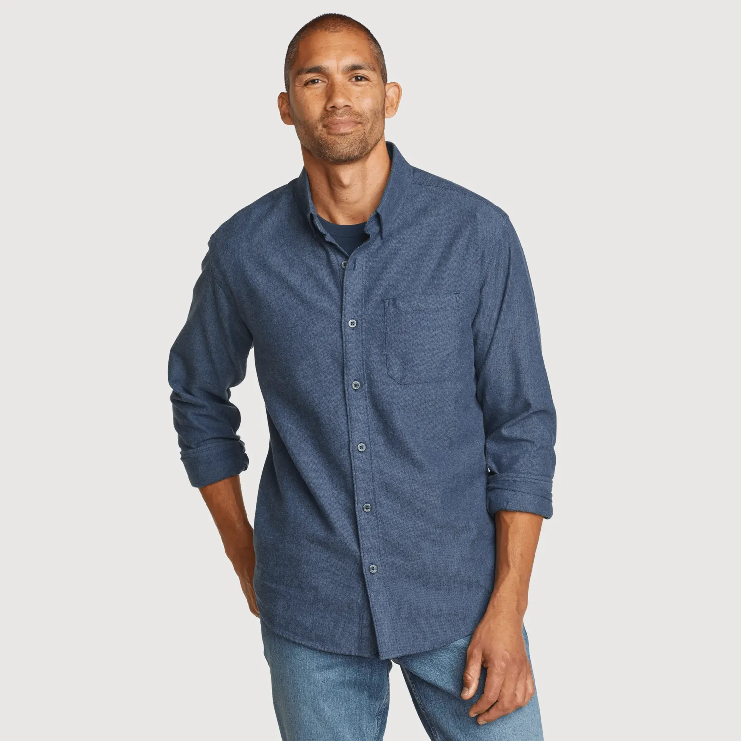 Eddie Bauer Eddie's Favorite Flannel Classic Fit Shirt camasa barbati groasa