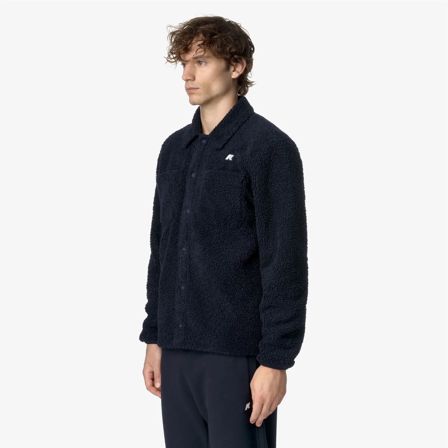 K-Way Cameron Sherpa Polar fleece bărbați albastru