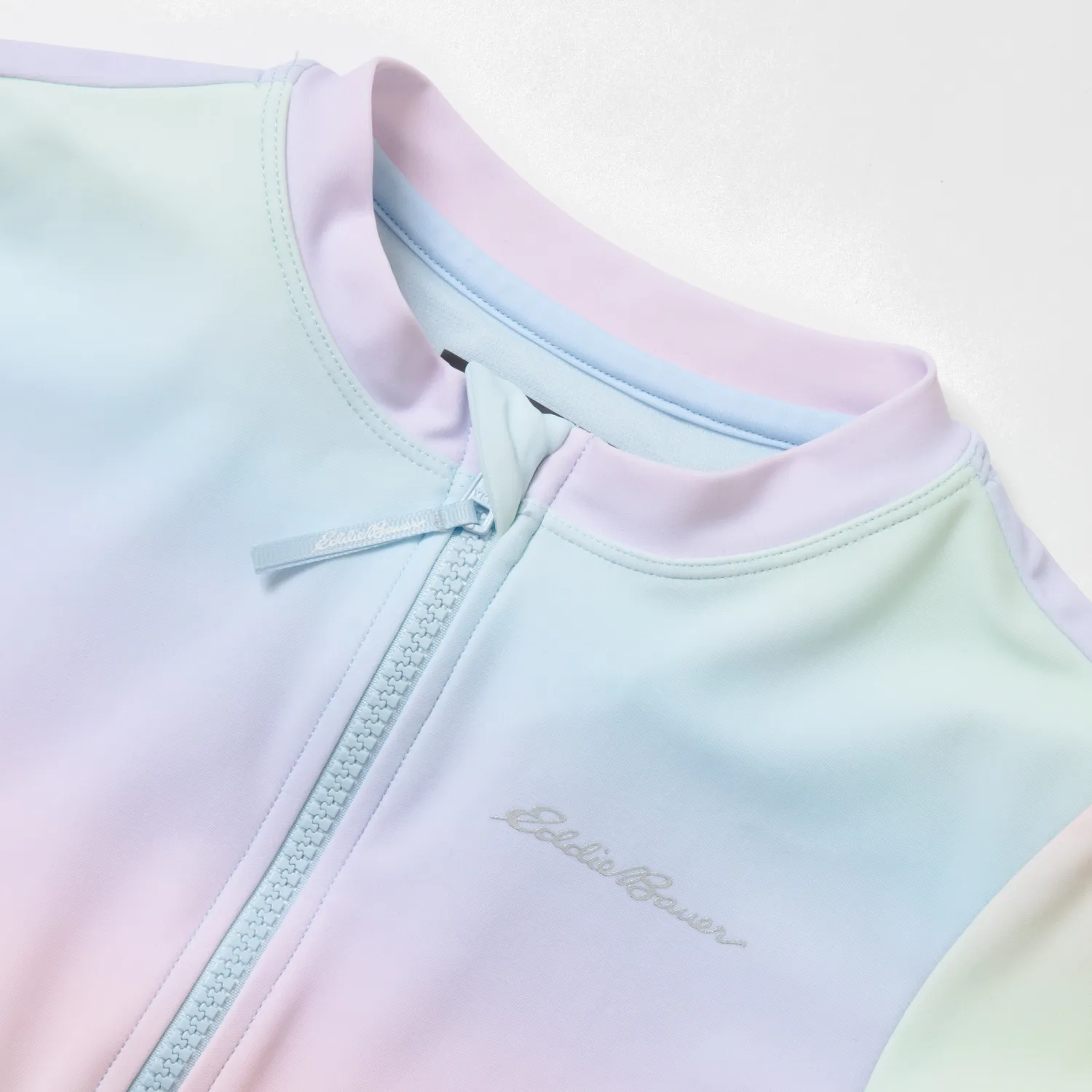 Eddie Bauer Sea Spray costum baie Bright White mânecă lungă