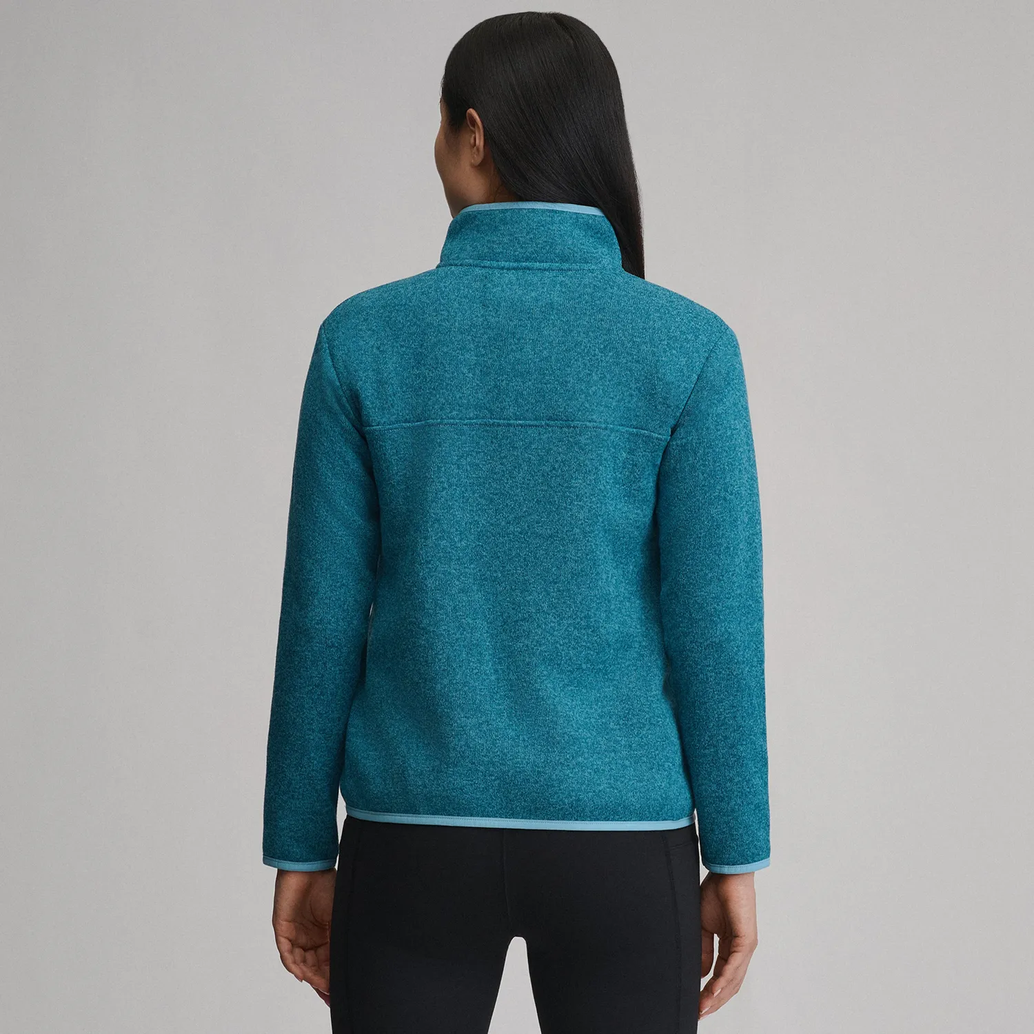 Eddie Bauer Radiator Fleece 2.0 Snap Mock pulover Sea Spray