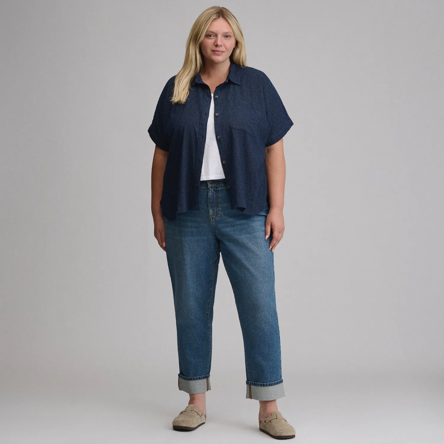 Eddie Bauer Field Flex Flannel cămașă mânecă scurtă Ice