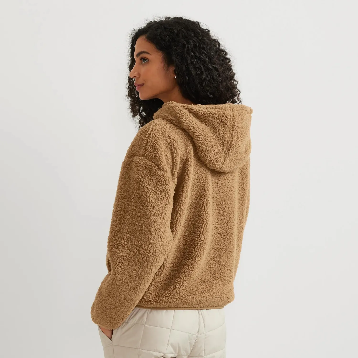 Eddie Bauer Chill Out Fleece Hoodie hanorac Berry călduros