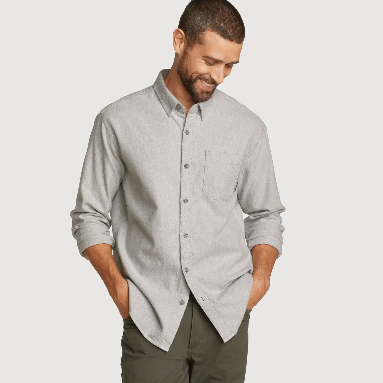 Eddie Bauer Eddie's Favorite Flannel Classic Fit Shirt camasa barbati groasa