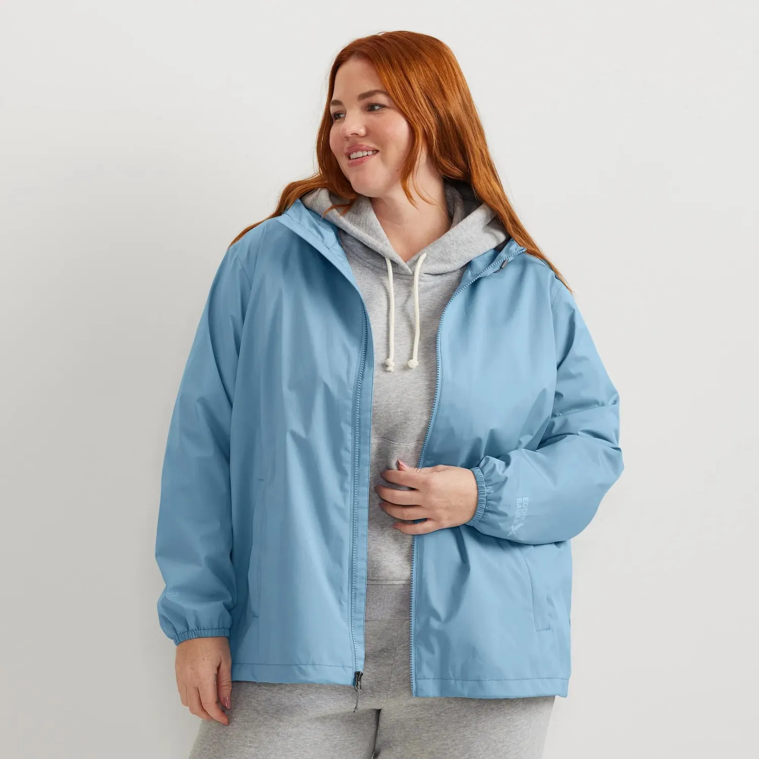 Eddie Bauer Rainy Pass geaca ploaie dama neagra 2 straturi