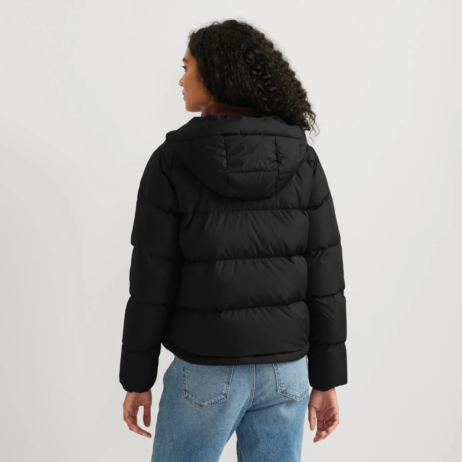 Eddie Bauer Ketchum Down Hoodie geaca puf neagra