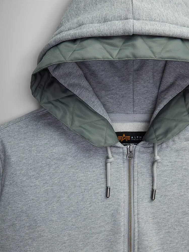 Alpha Industries MA-1 Hoodie hanorac gri inchis