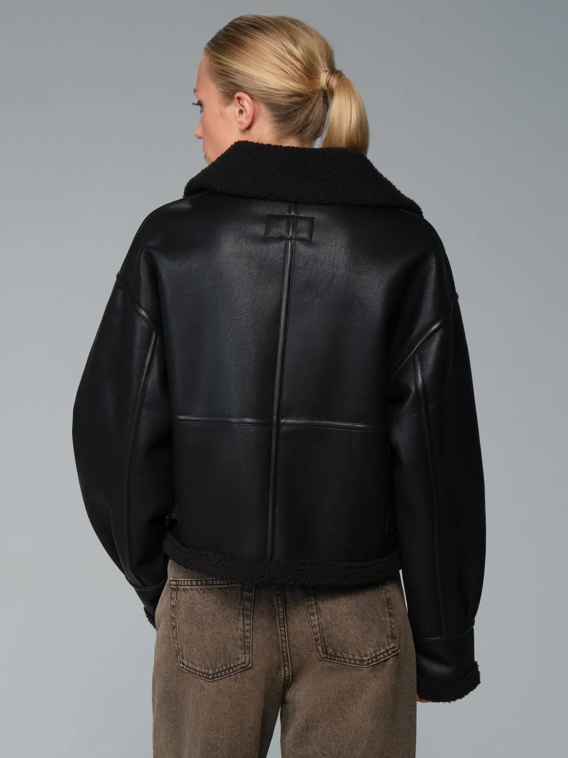 Alpha Industries Grove Moto geacă damă Black scurtă