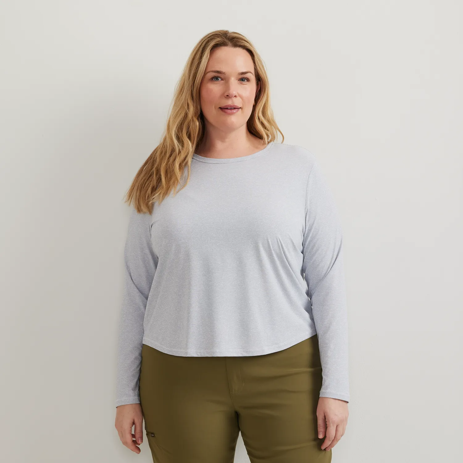 Eddie Bauer Trek Light bluza dama maneca lunga albastru
