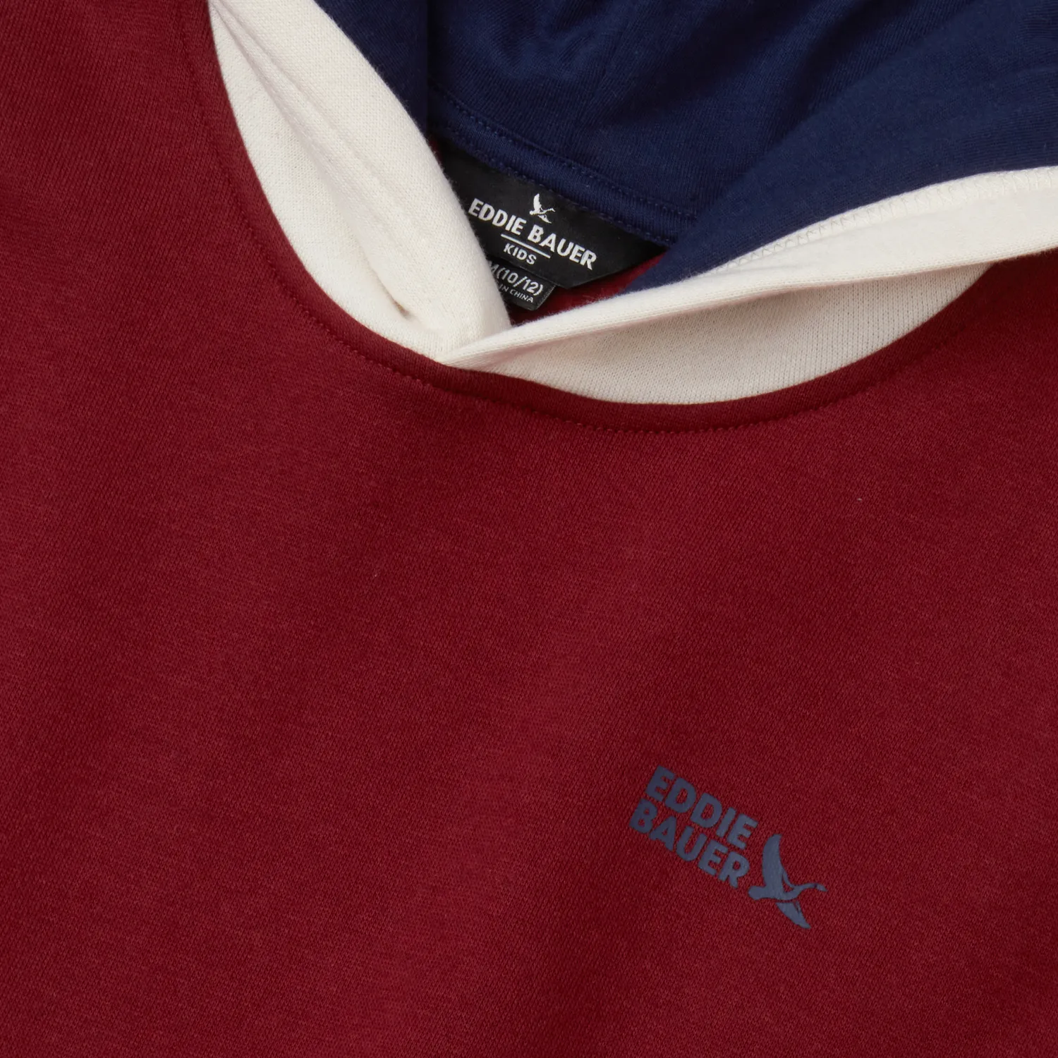 Eddie Bauer Camp Fleece hanorac baieti cu gluga bumbac