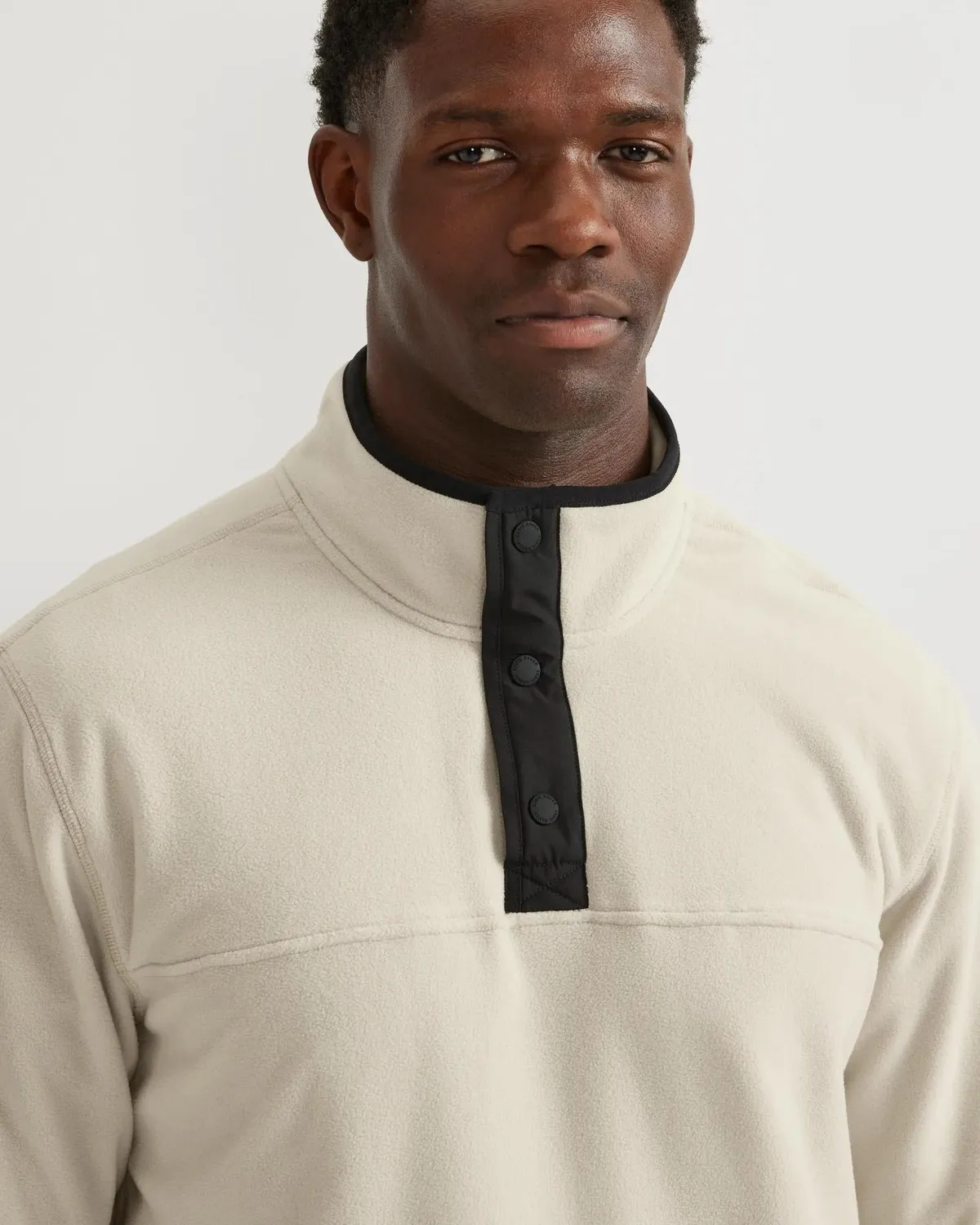 Eddie Bauer Chutes Fleece Snap Mock Pullover barbati verde