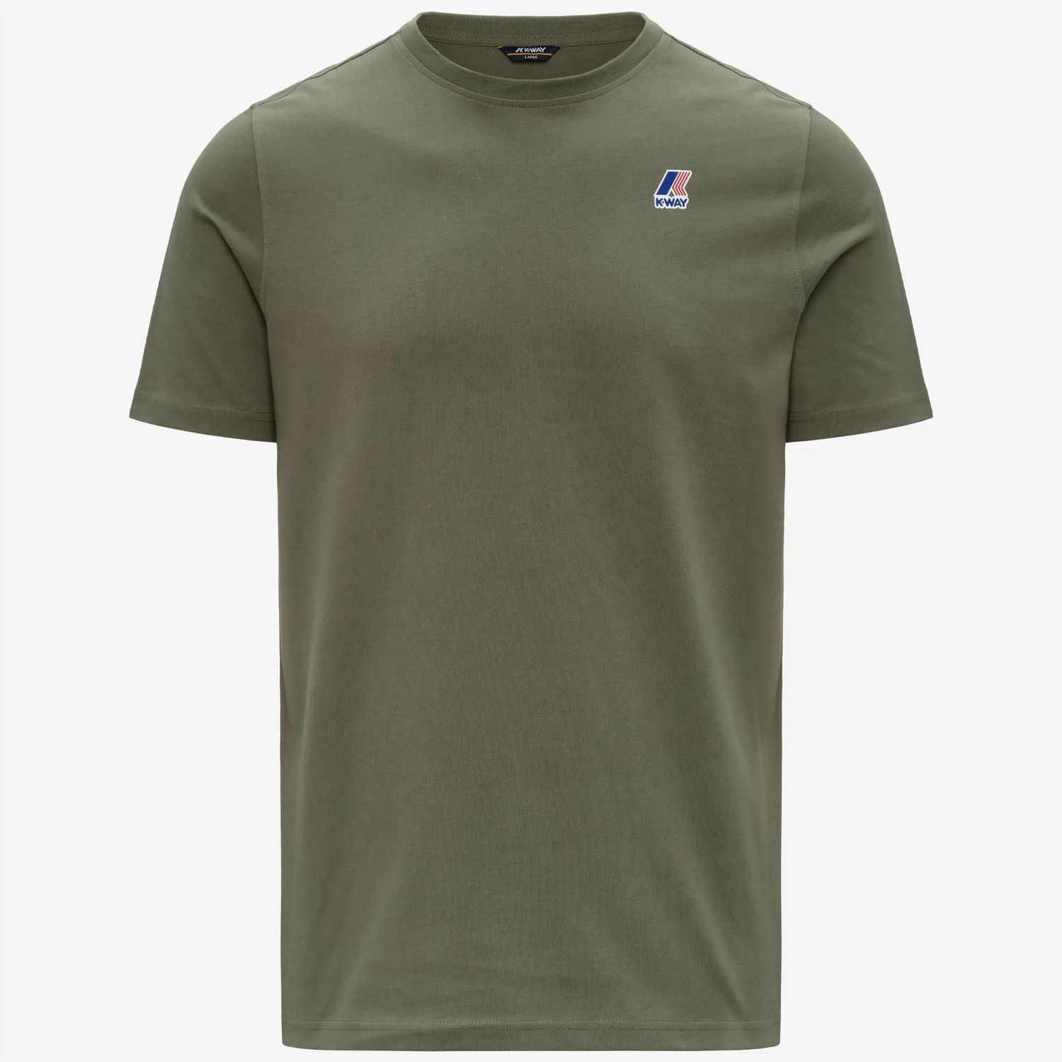 K-Way Odom tricou bărbați verde bumbac 180g