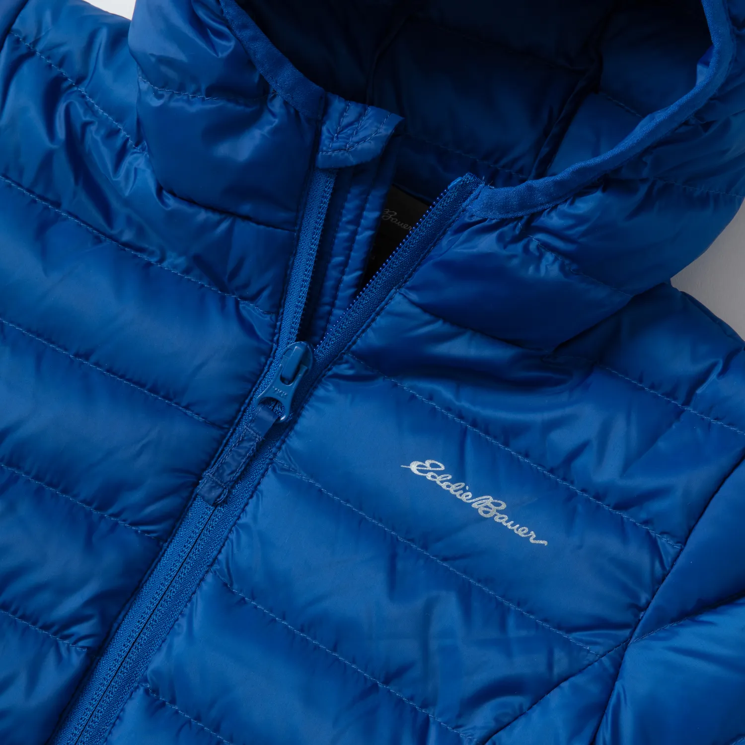 Eddie Bauer CirrusLite geaca puf copii Aqua 2T calduroasa