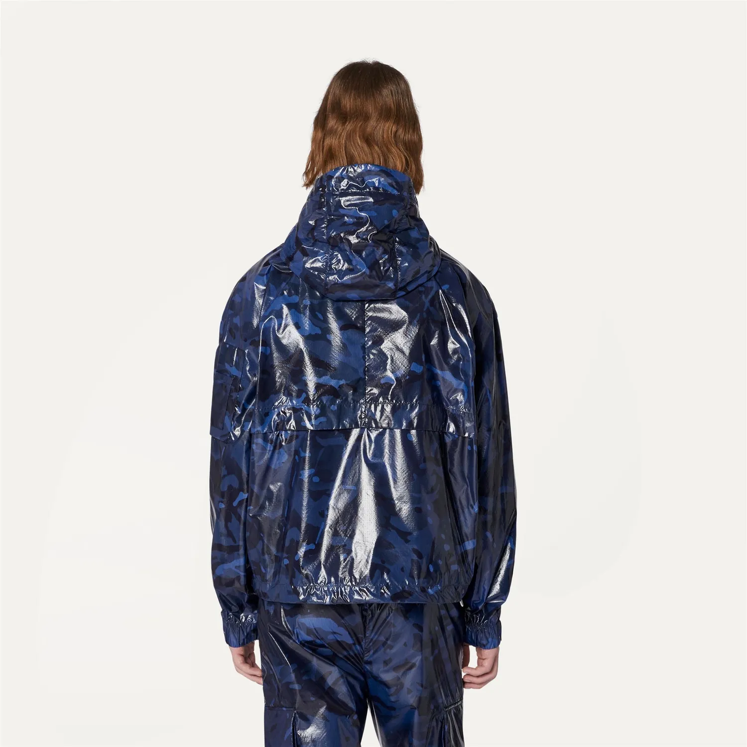 K-Way Claudey K8123KW geaca unisex camuflaj albastru