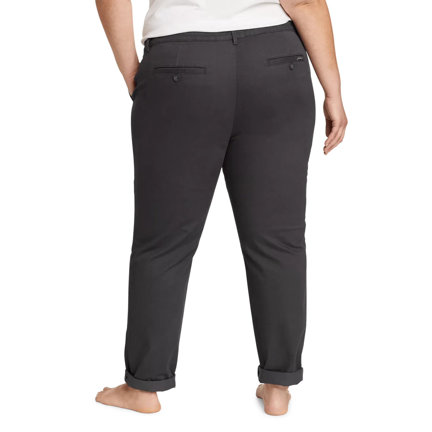 Eddie Bauer Legend Wash pantaloni relaxați Carbon elastici