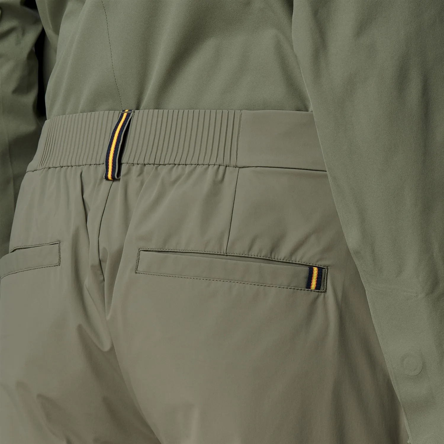 K-Way Ailty Light Tech pantaloni barbati verzi usori