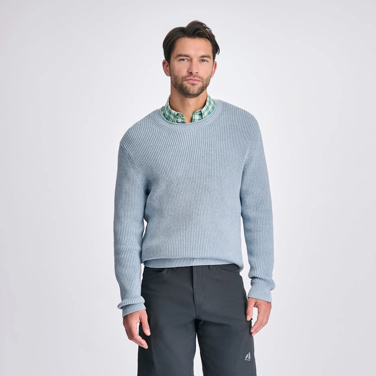 Eddie Bauer Signature pulover barbati Htr Rust cu guler rulat