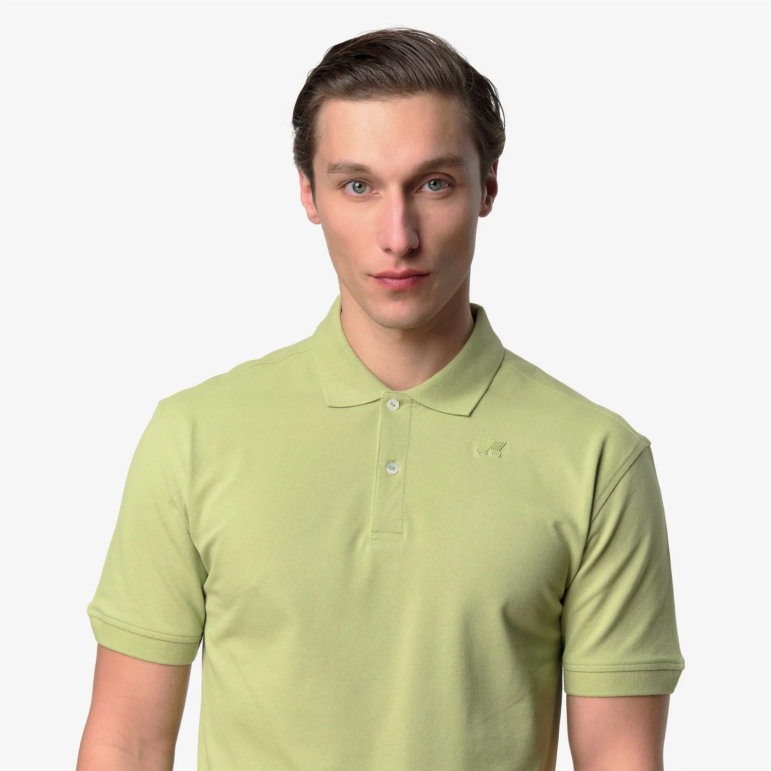 K-Way Simor Pique tricou polo bărbați verde