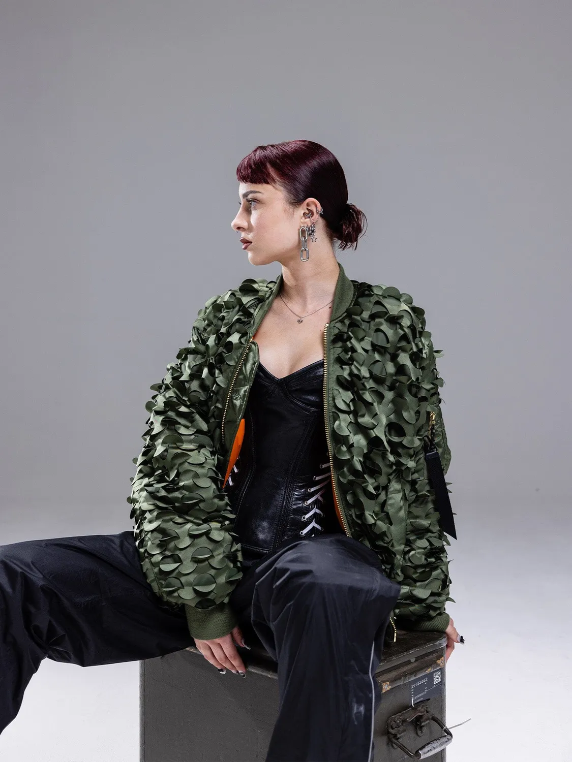 Alpha Industries MA-1 Ulcans geaca bomber desert camo nylon