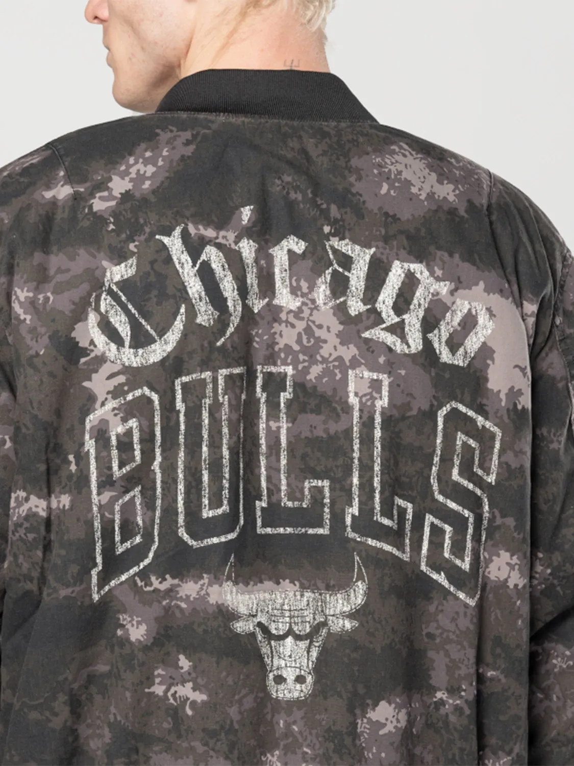 Alpha Industries MA-1 Bulls geaca bomber negru reversibila camo