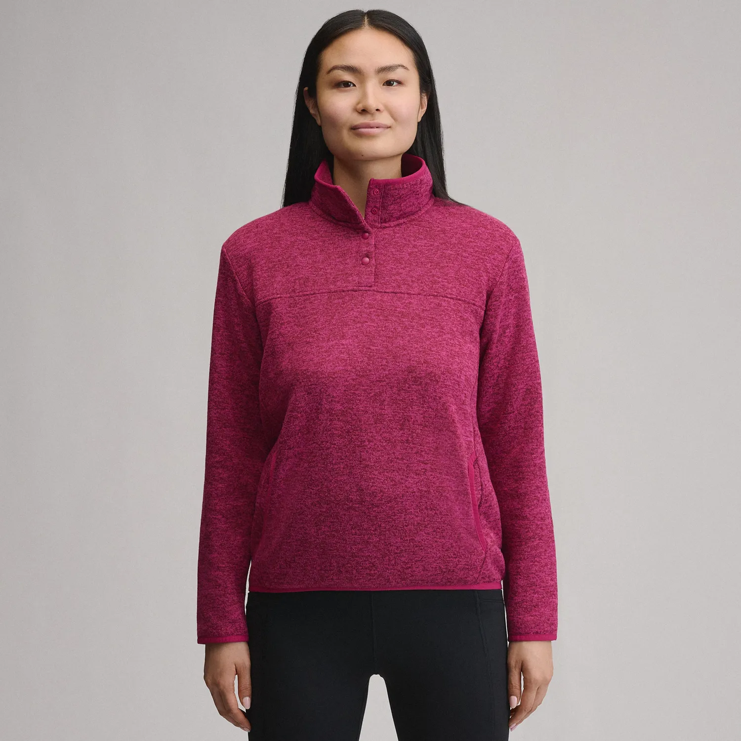 Eddie Bauer Radiator Fleece 2.0 Snap Mock pulover Sea Spray