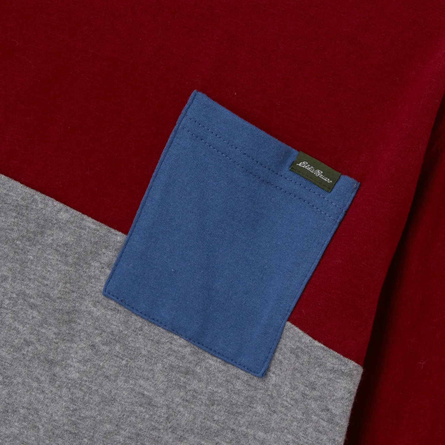 Eddie Bauer Pocket Tee tricou baieti Cabernet bumbac