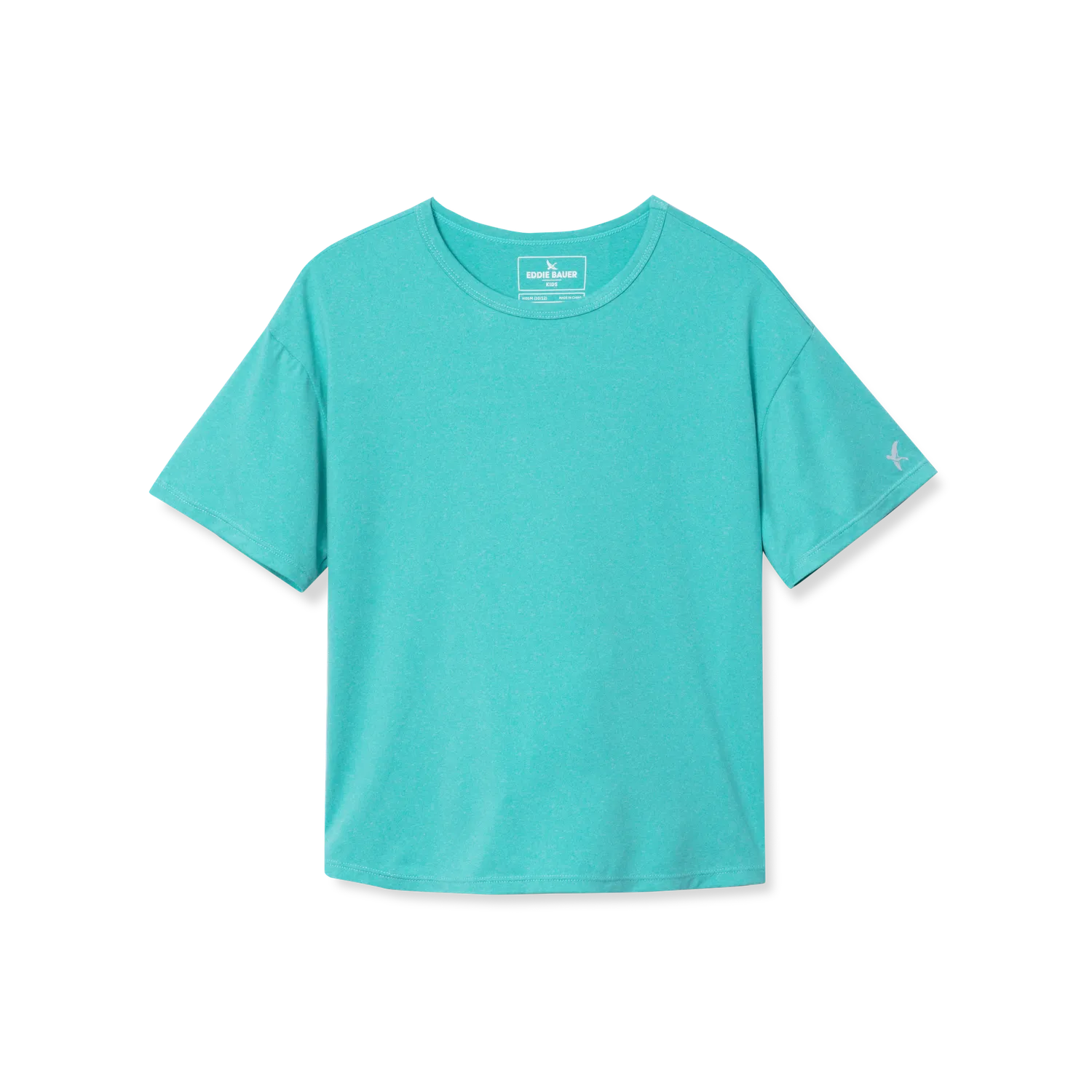 Eddie Bauer Trail tricou fete Turquoise elastic usor