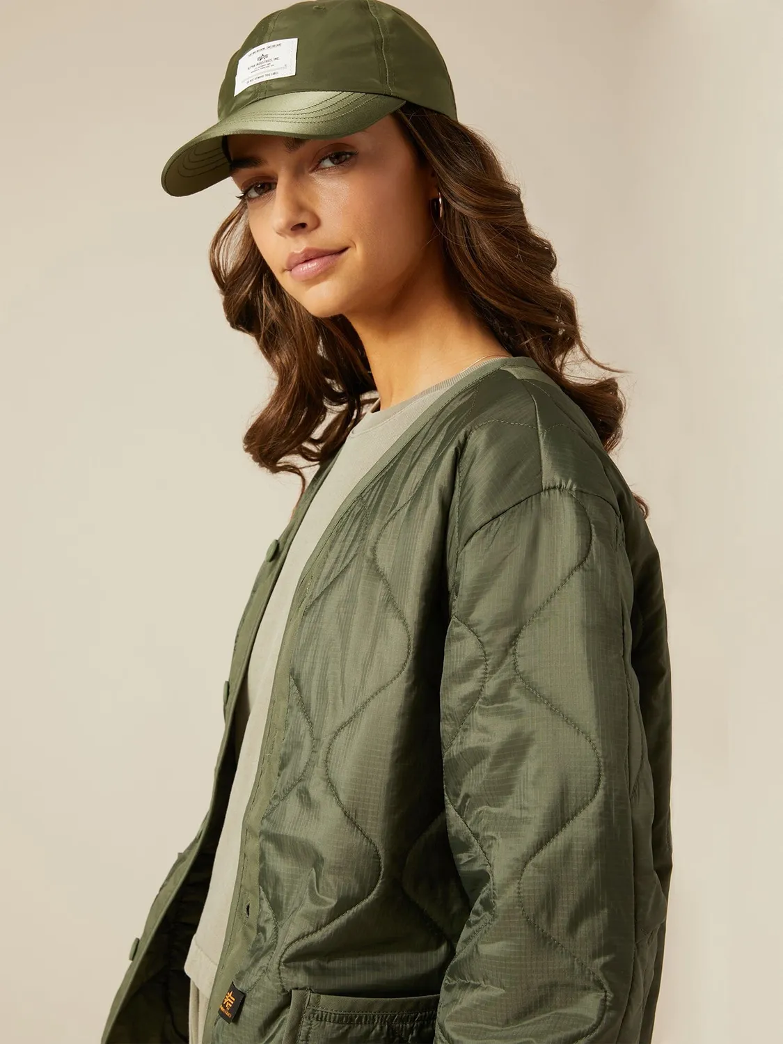 Alpha Industries ALS/92 liner matlasat verde masliniu