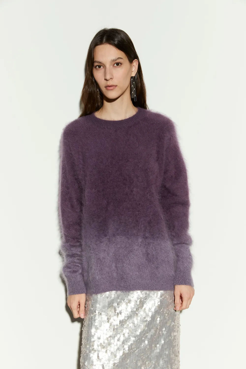 Isabelle Blanche Sweater pulover degrade casmir M