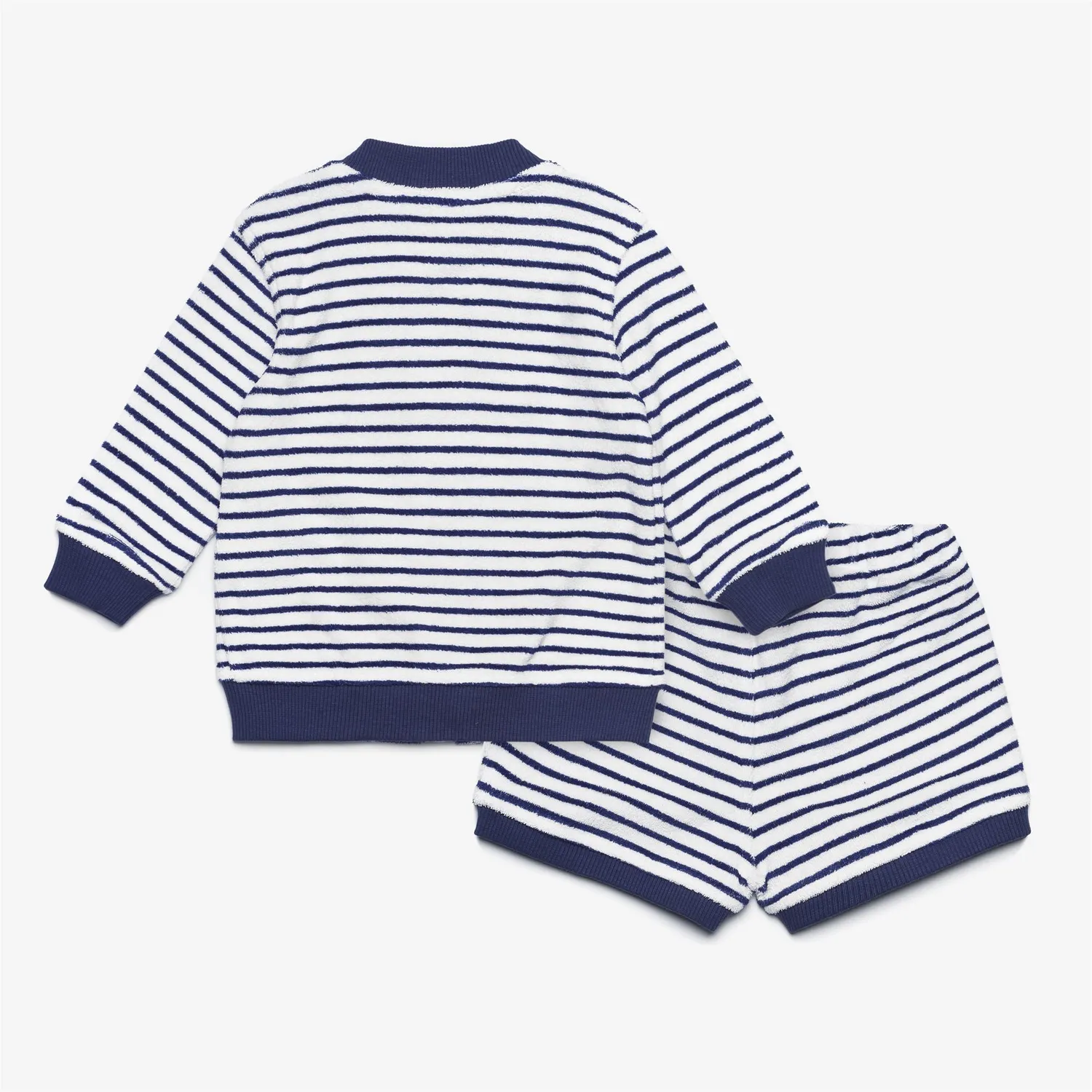 K-Way Set Sponge trening copii White-Blue Deep Cobalt bumbac