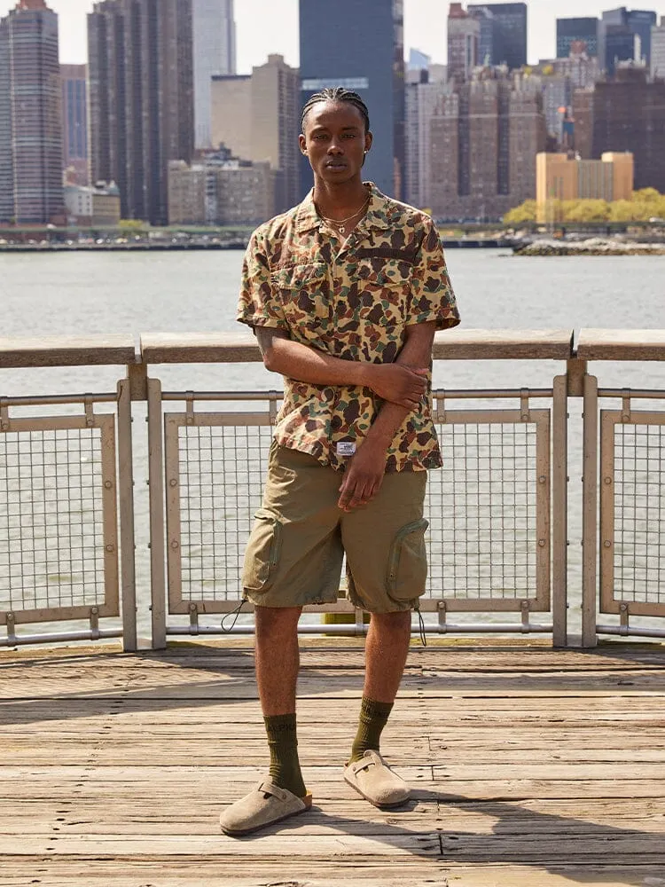 Alpha Industries Fatigue camasa-jacheta camuflaj bumbac