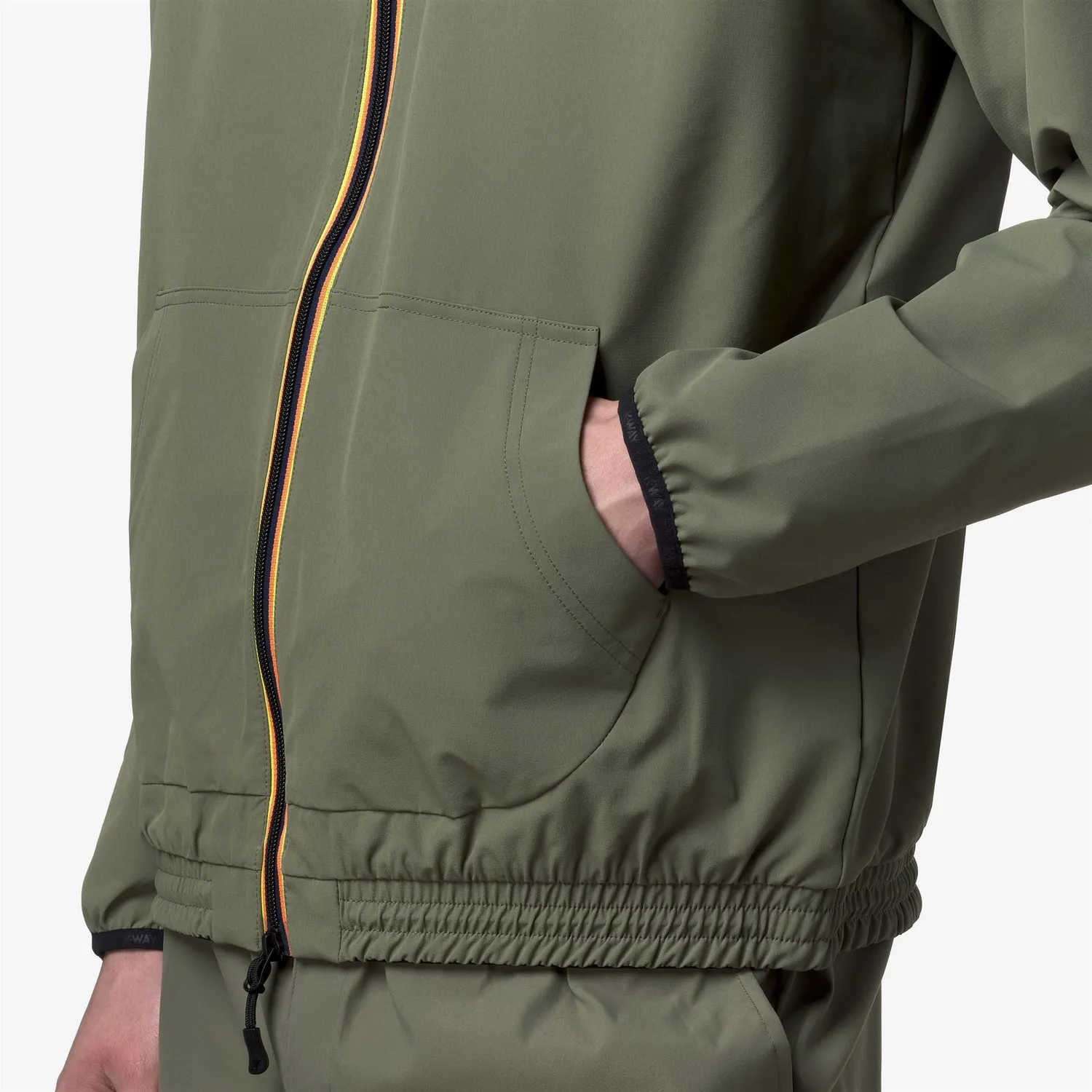 K-Way Action Sia hanorac fleece verde barbati elastic