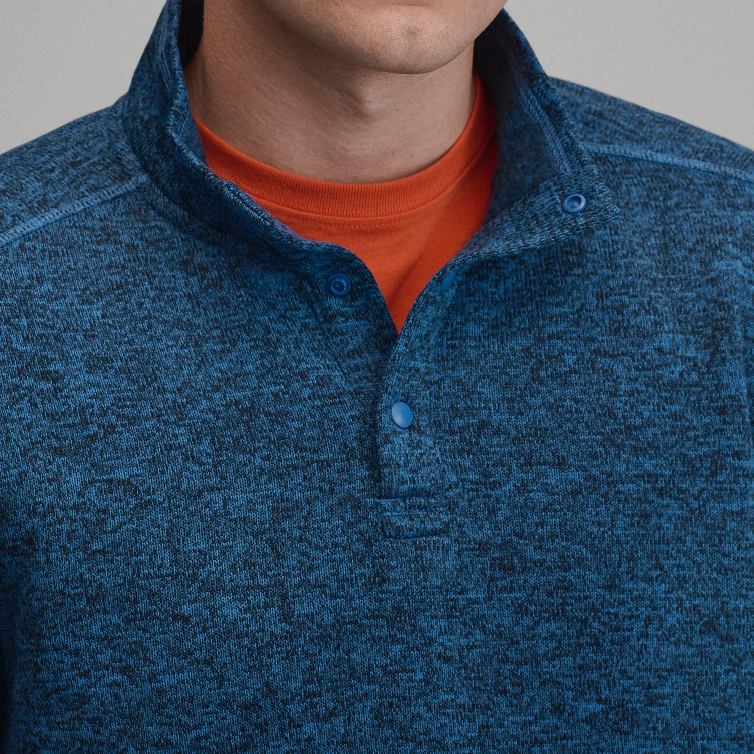 Eddie Bauer Radiator Fleece 2.0 Snap Mock hanorac bărbați albastru