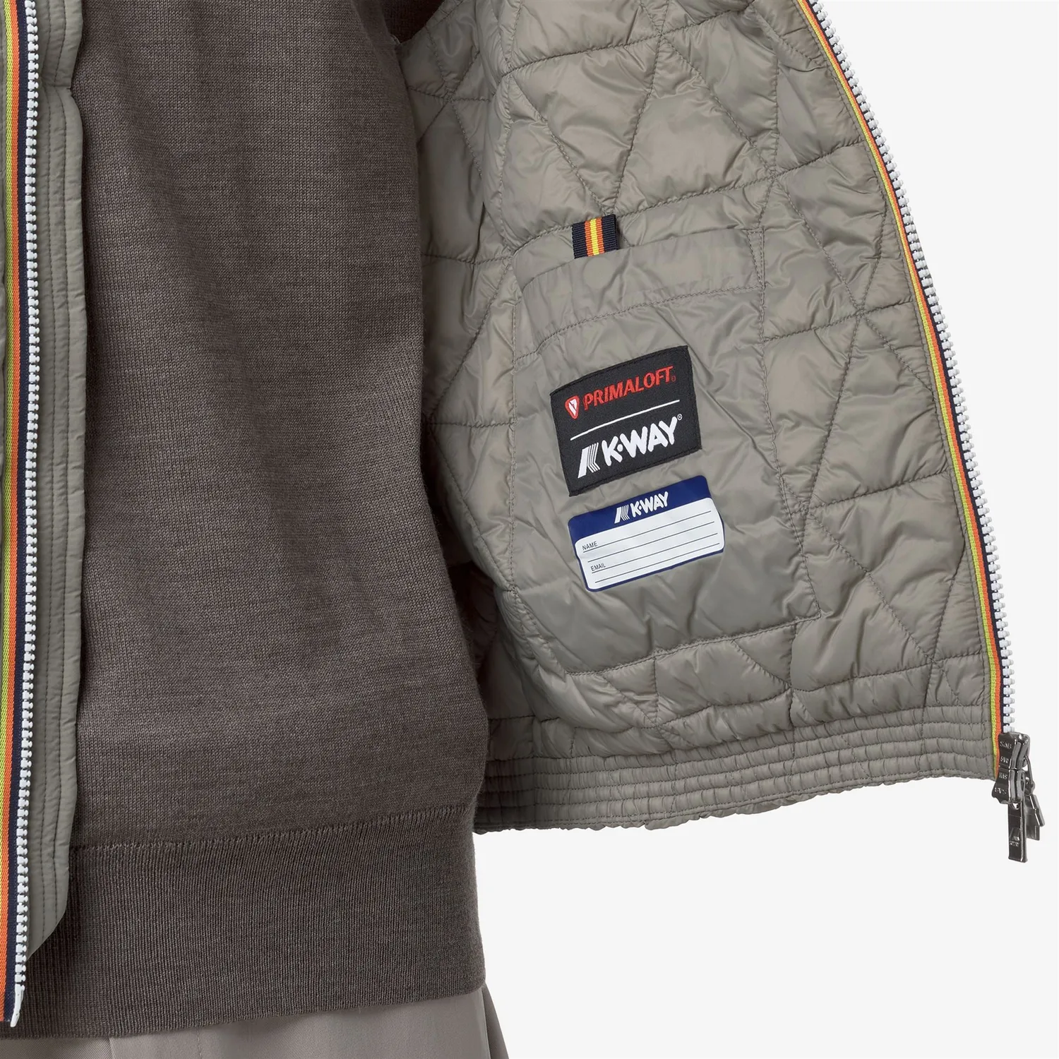 K-Way Valen Plain Warm vesta barbati verde calduroasa