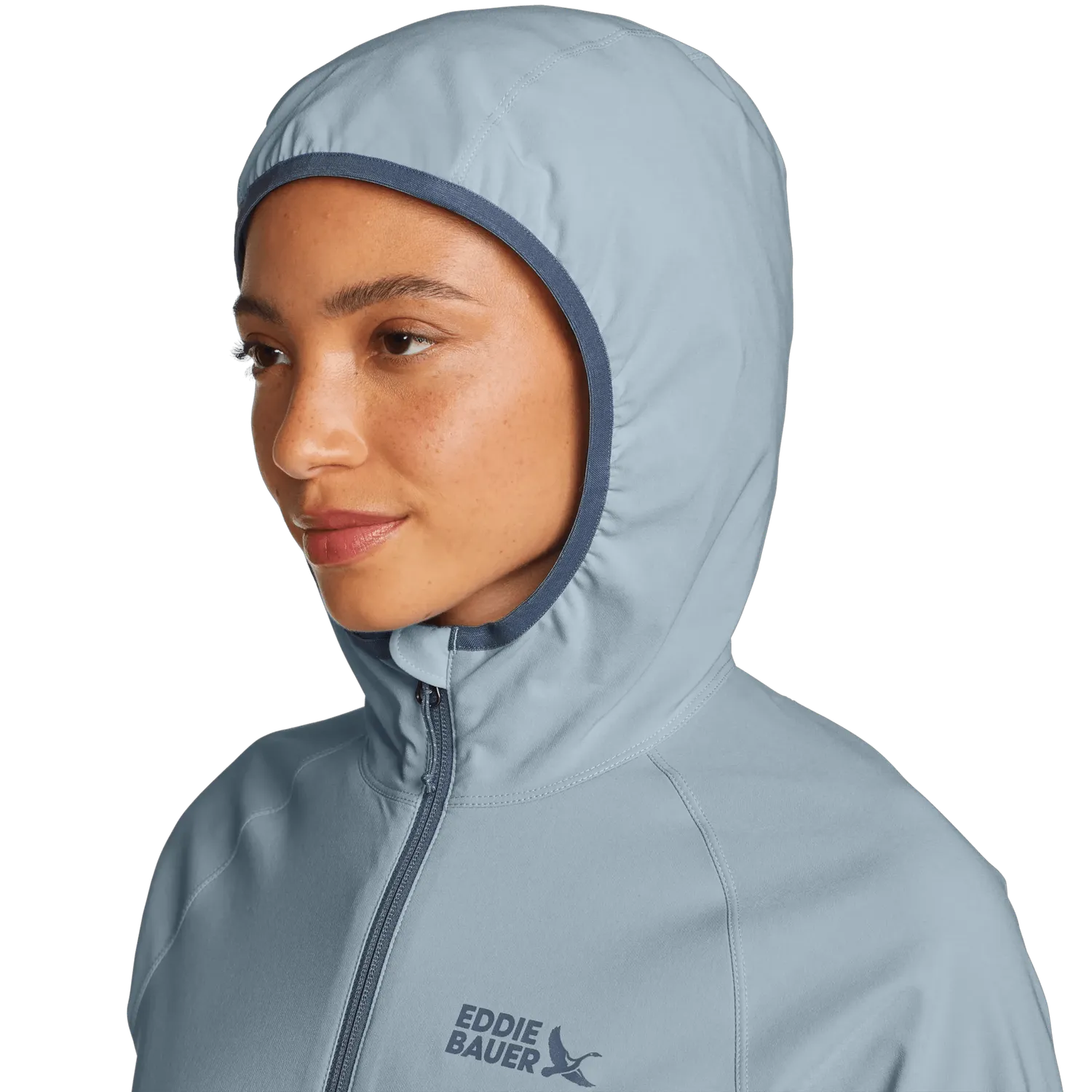 Eddie Bauer Stratify Soft Shell hanorac dama Wine impermeabil