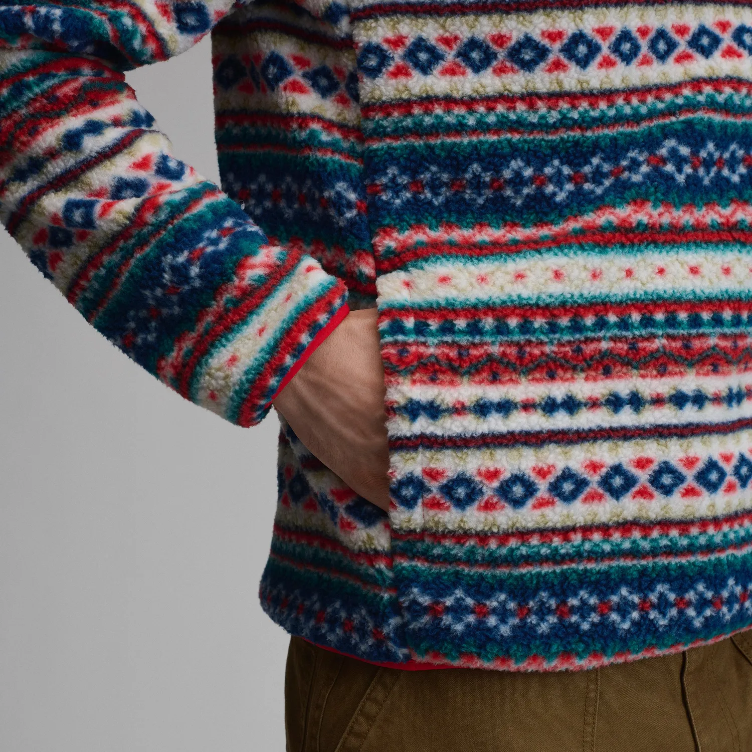 Eddie Bauer Journey polar bărbați roșu cu capse