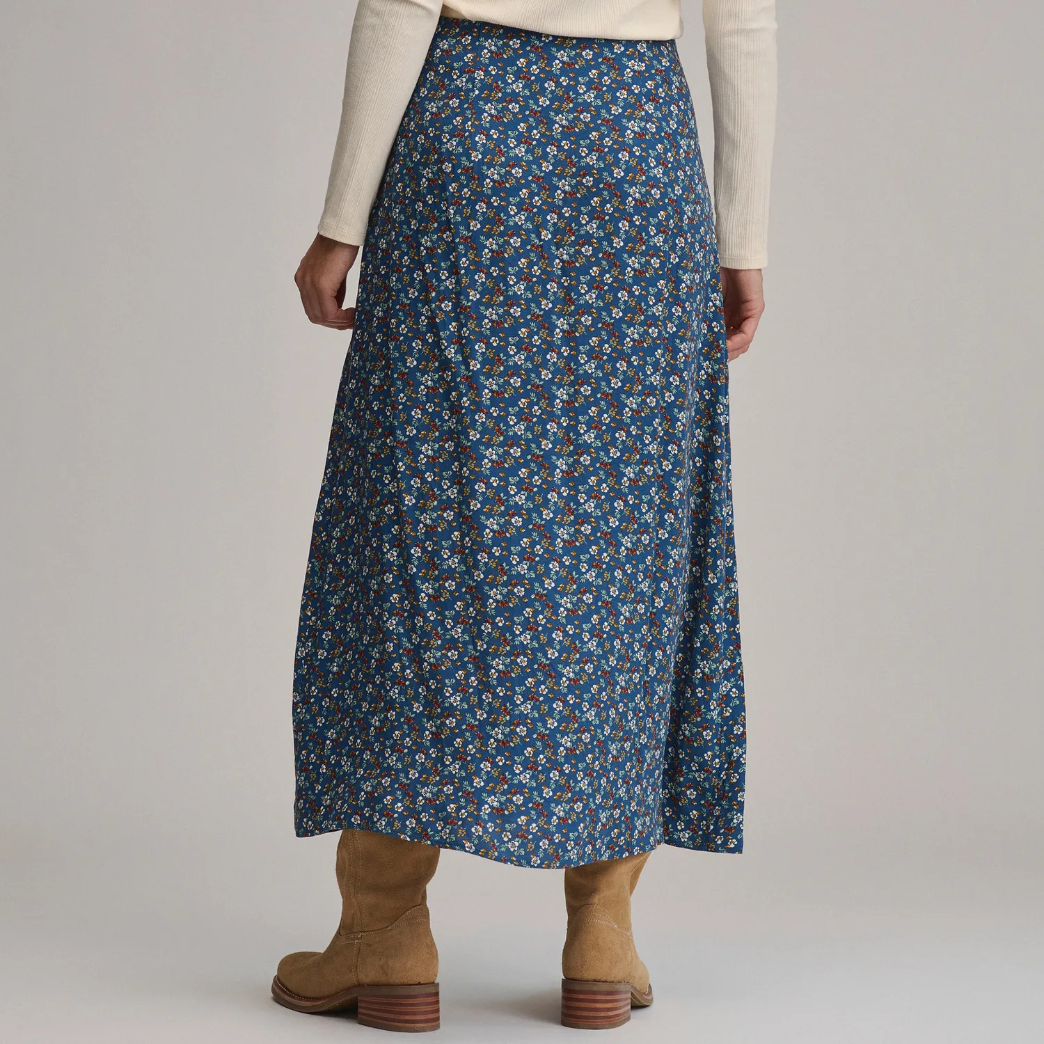 Eddie Bauer Printed Midi Skirt fusta Dusk imprimata