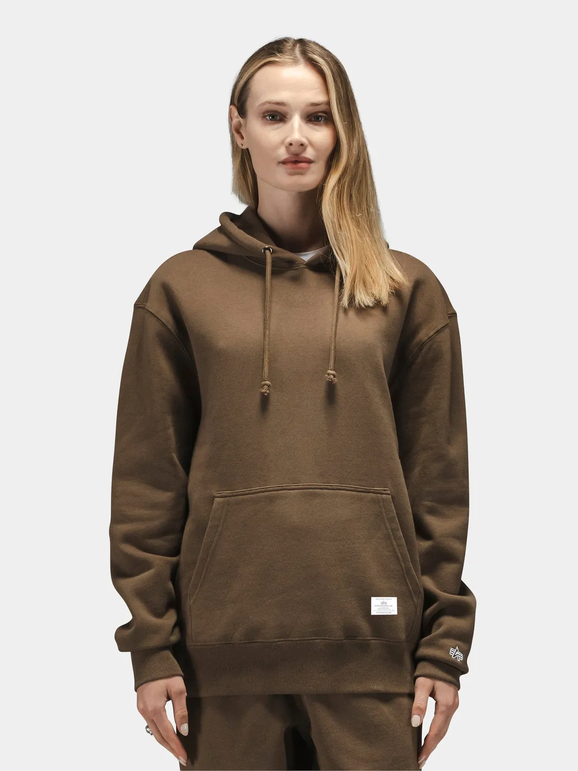 Alpha Industries Essential hanorac espresso bumbac-poliester