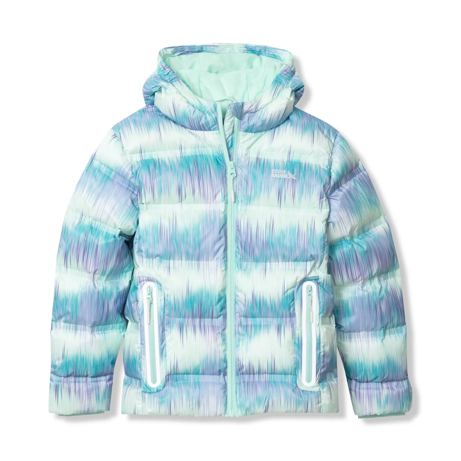 Eddie Bauer Classic Down 2.0 palton fete lila puf natural