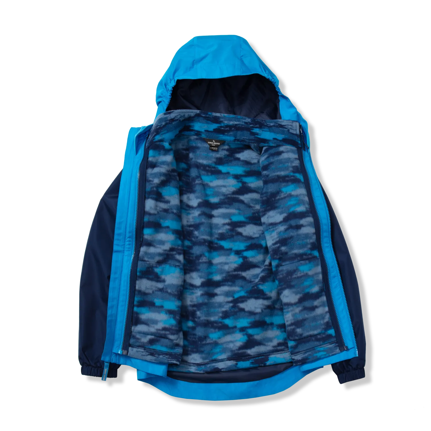 Eddie Bauer Lone Peak 3-in-1 geaca baieti negru impermeabila
