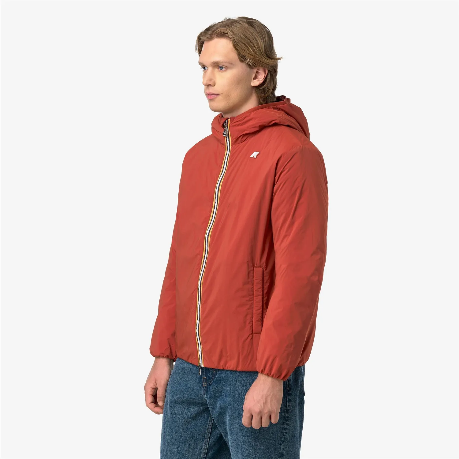 K-Way Jack Plain Warm geaca rosie cu Primaloft